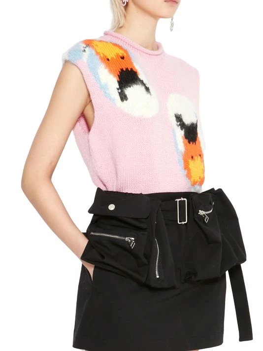JW Anderson Sleeveless Patterned-Knit Sweater 6 JW Anderson Sleeveless Patterned-Knit Sweater - Image 4