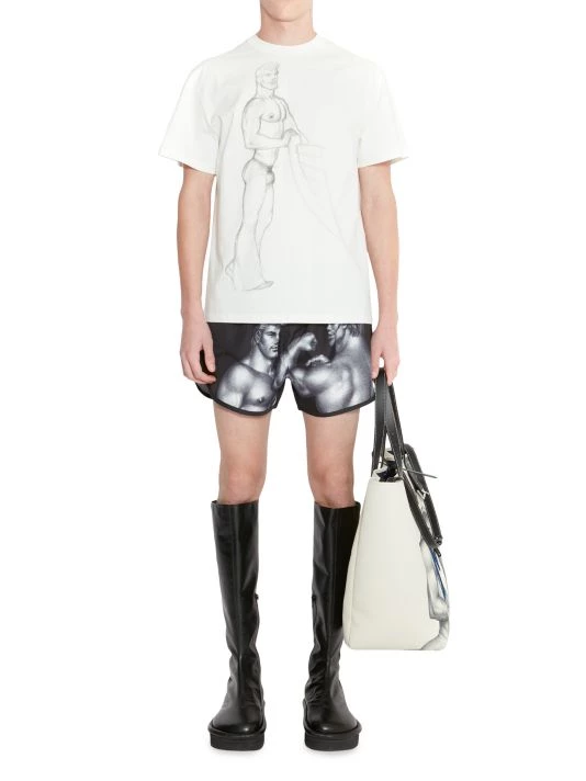 JW Anderson X Tom Of Finland Fitted Short-Sleeved T-Shirt For Men 4 JW Anderson X Tom Of Finland Fitted Short-Sleeved T-Shirt For Men - Image 2