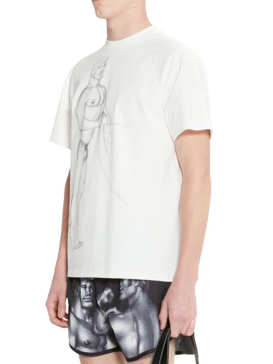 JW Anderson X Tom Of Finland Fitted Short-Sleeved T-Shirt For Men 6 JW Anderson X Tom Of Finland Fitted Short-Sleeved T-Shirt For Men - Image 4