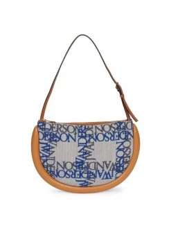 JW Anderson The Bumper Moon Monogram Canvas Shoulder Bag