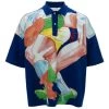 JW Anderson Oversized Printed Polo Shirt For Men -Deals Thessura Store unnamed file 172