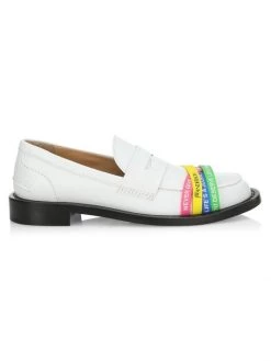 JW Anderson Elastic Leather Loafers White -Deals Thessura Store unnamed file 2