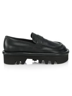 JW Anderson Bumper Leather Platform Lug-Sole Loafers Light Pastel Blue -Deals Thessura Store unnamed file 204