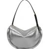 JW Anderson The Bumper Moon Metallic Leather Shoulder Bag