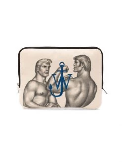 JW Anderson X Tom Of Finland Flat Phone Pouch For Men