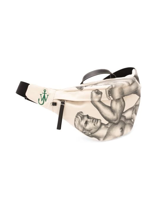 JW Anderson X Tom Of Finland Oversized Illustrated Bum Bag For Men 4 JW Anderson X Tom Of Finland Oversized Illustrated Bum Bag For Men - Image 2