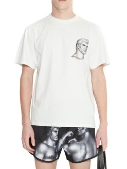 JW Anderson X Tom Of Finland Chest Artwork Fitted Short-Sleeve T-Shirt For Men Off White 8 JW Anderson X Tom Of Finland Chest Artwork Fitted Short-Sleeve T-Shirt For Men Off White -Deals Thessura Store unnamed file 219