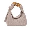 JW Anderson Small Chain Woven Hobo Bag Pink