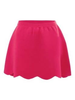 JW Anderson Scalloped-Hem Miniskirt