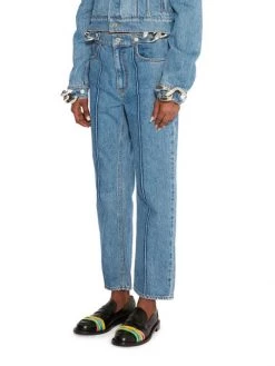 JW Anderson Chain-Embellished Straight-Leg Jeans -Deals Thessura Store unnamed file 291
