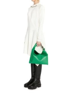 JW Anderson Asymmetric Metal Chain-Embellished Midi-Dress -Deals Thessura Store unnamed file 295