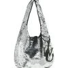 JW Anderson Mini Sequin Shopper Silver