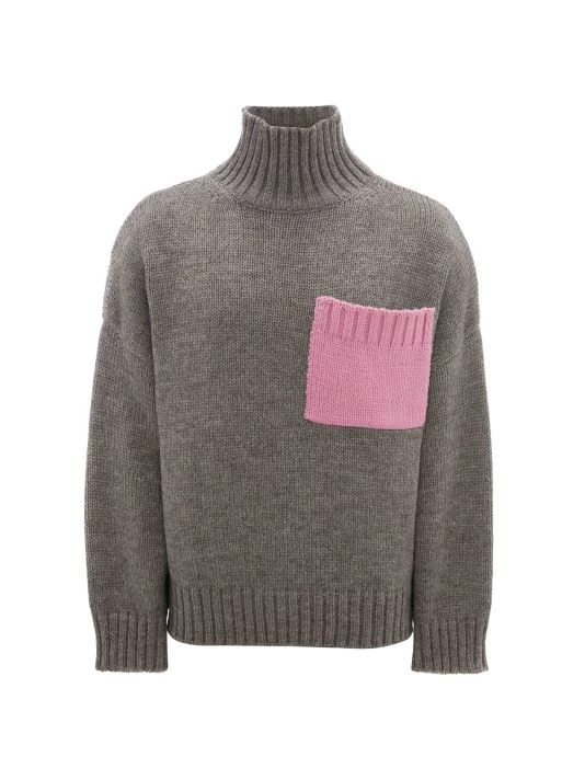 JW Anderson Patch Pocket Turtleneck Sweater 3 JW Anderson Patch Pocket Turtleneck Sweater