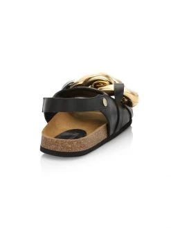 JW Anderson Chainlink Leather Slingback Sandal For Men -Deals Thessura Store unnamed file 335