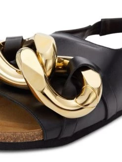 JW Anderson Chainlink Leather Slingback Sandal For Men -Deals Thessura Store unnamed file 338