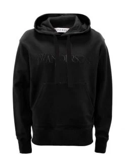 JW Anderson Classic Embroidered Logo Hoodie For Men -Deals Thessura Store unnamed file 370