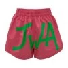 JW Anderson JWA Logo Swim Shorts For Men Navy Yellow