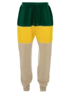 JW Anderson Colorblock Merino Track Pants For Men