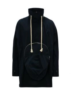 JW Anderson Cap Bag Stretch Cotton Anorak For Men