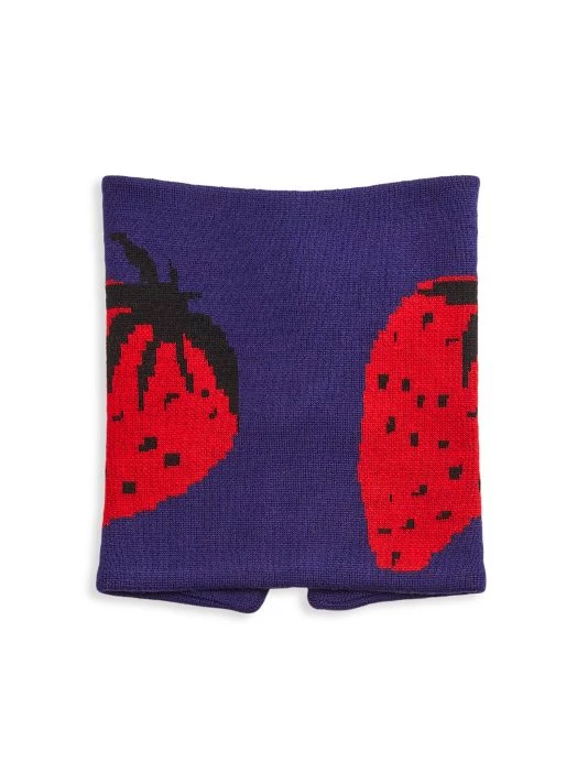 JW Anderson Strawberry Foldover Wool Neckband For Men 4 JW Anderson Strawberry Foldover Wool Neckband For Men - Image 2