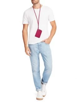 JW Anderson Logo Zip-Up Leather Cardholder & Strap For Men -Deals Thessura Store unnamed file 438