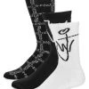 JW Anderson Logo Cotton-Blend Socks, Pack Of 3 For Men -Deals Thessura Store unnamed file 448