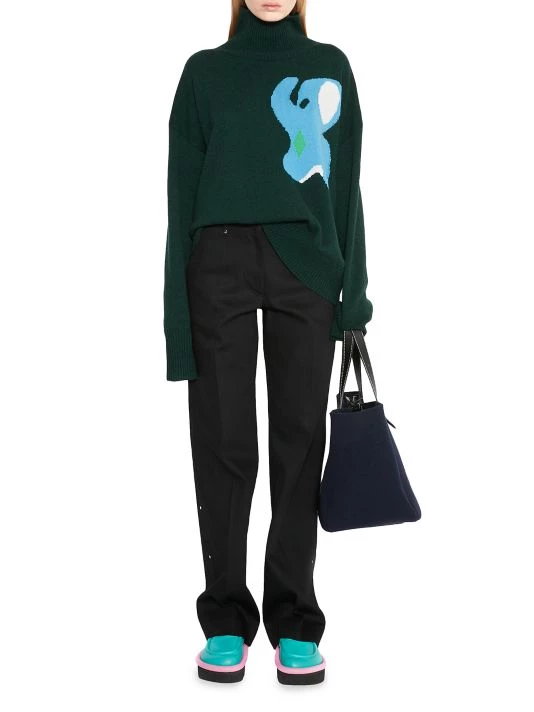 JW Anderson Elephant-Print Turtleneck Sweater 4 JW Anderson Elephant-Print Turtleneck Sweater - Image 2