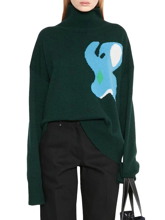 JW Anderson Elephant-Print Turtleneck Sweater 5 JW Anderson Elephant-Print Turtleneck Sweater - Image 3