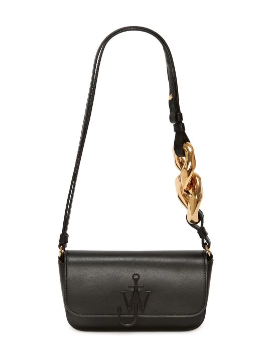 JW Anderson Chain Baguette Leather Anchor Bag Pecan 7 JW Anderson Chain Baguette Leather Anchor Bag Pecan - Image 5