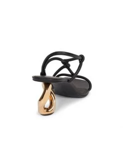 JW Anderson Leather Chain-Heel Sandals -Deals Thessura Store unnamed file 82