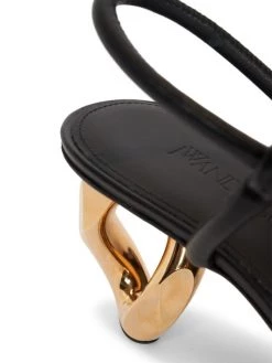 JW Anderson Leather Chain-Heel Sandals -Deals Thessura Store unnamed file 85