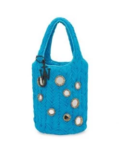 JW Anderson Mirror Knitted Shopper Hot Pink -Deals Thessura Store unnamed file 94