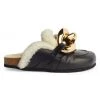 JW Anderson Shearling Chain Loafers For Men